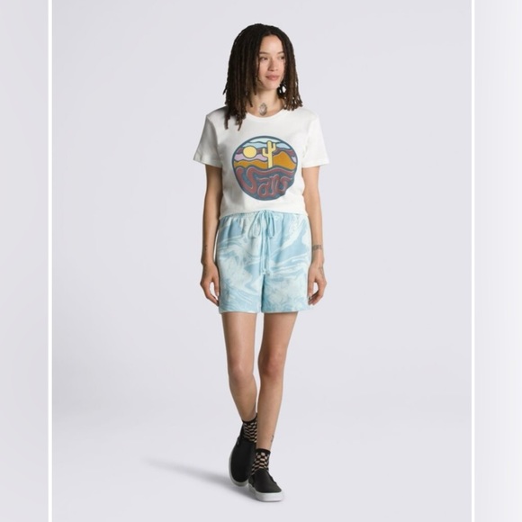 Vans Marble Sweat Shorts, size M, - Picture 8 of 11